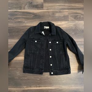 Madewell black jean jacket